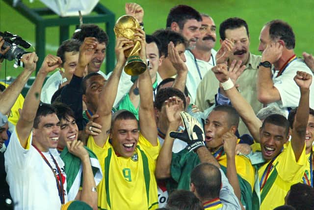 Brazil forward Ronaldo was the star man in their 2002 World Cup win. (Getty Images)