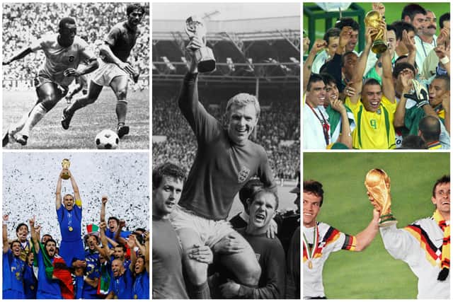The World Cup has been won by eight different nations in its 92-year history (Images: Getty)