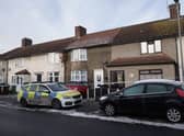 A police cordon on Maxey Road in Dagenham, east London, near to the scene where the bodies of two boys, aged two and five were found. A man and a woman were arrested following the discovery. Picture date: Saturday December 17, 2022.