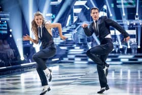 Helen Skelton and Gorka Marquez during the dress rehearsal of Strictly Come Dancing on BBC1