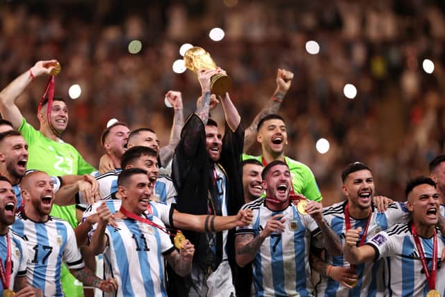 Argentina celebrate  