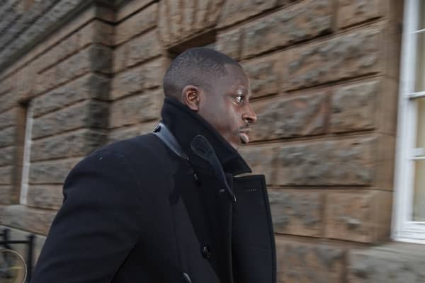 Manchester City footballer Benjamin Mendy arrives at Chester Crown Court where he is charged with multiple sex offences against a string of young women.