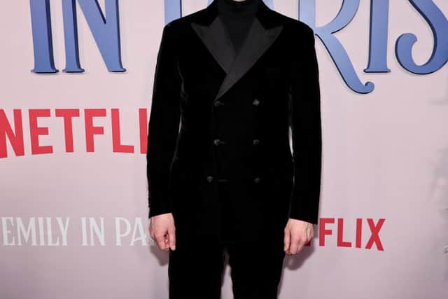 The dashing Lucas Bravo. (Photo by Jamie McCarthy/Getty Images for Netflix)