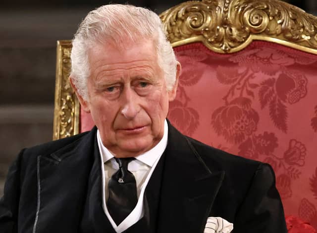 King Charles III addresses Parliament in September 2022