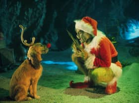 The Grinch, played by Jim Carrey, in the live-action adaptation of the famous Christmas tale, “Dr. Seuss’ “How The Grinch Stole Christmas,” directed by Ron Howard. 