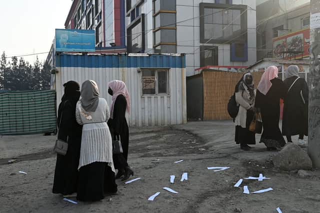 Women in Afghanistan have been banned from university in the Taliban’s latest crackdown on their freedom and rights. Credit: Getty Images