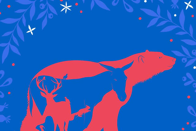 There are eight festive animals hidden in this optical illusion, and the first you spot reveals your personality.