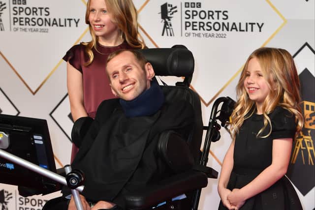 Rob Burrows and family attend BBC Sports Personality Of The Year (Getty Images)
