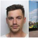 James Craigie was jailed for five years after admitting causing the death of pregnant mum Dulce Lina Mendes Pereira by dangerous driving in Northampton town centre .