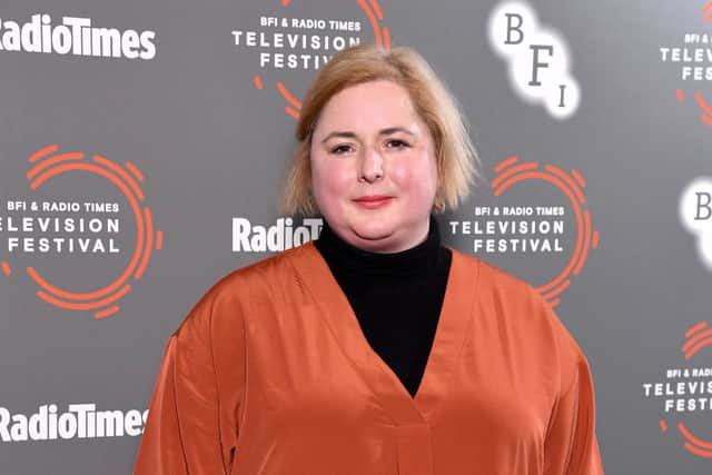 Siobhan McSweeney attends the “Derry Girls” photocall during the BFI & Radio Times Television Festival 2019 at BFI Southbank on April 14, 2019 in London, England. (Photo by Jeff Spicer/Getty Images)