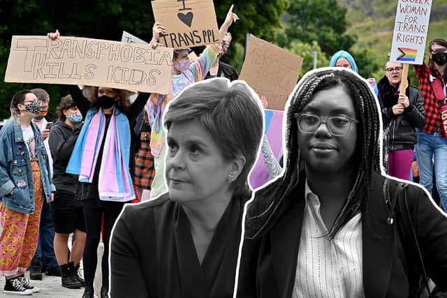 Nicola Sturgeon and UK government Cabinet minister Kemi Badenoch are set to clash over the Gender Recognition Reform Bill. Credit: Kim Mogg
