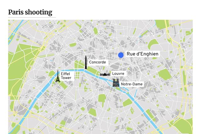 The shooting took place in the 10th district of Paris. Credit: Kim Mogg