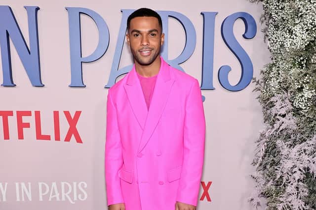 Lucien Laviscount attends the Emily In Paris French Consulate Red Carpet at French Consulate in New York City (Photo: Getty Images for Netflix)