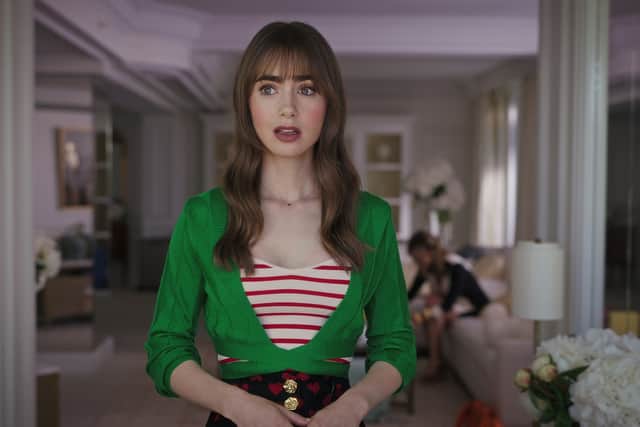 Lily Collins as Emily Cooper in Emily in Paris season 3 (Photo: Netflix)