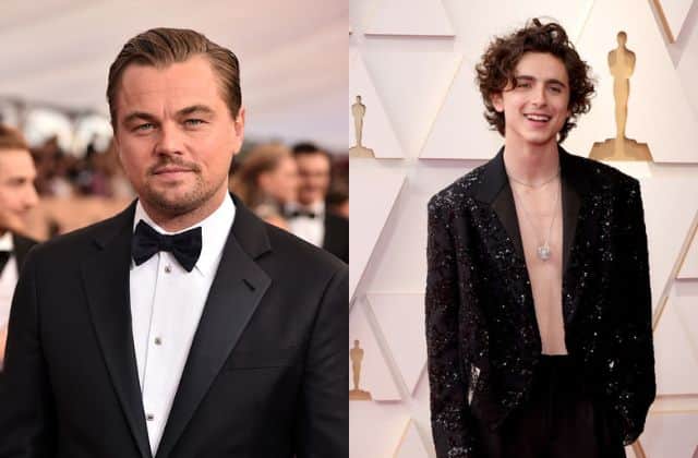 Timothee Chalamet and Leonardo DiCaprio have been spotted having dinner in LA (Pics:Getty)