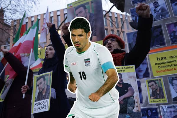 Former International striker Ali Daei says his family were prevented from leaving Iran amid critical comments he made against the country (Getty Images)