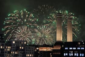 New Year’s Eve fireworks displays could be disrupted by gusts (image: AFP/Getty Images)