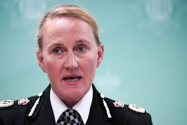 Chief Constable Serena Kennedy from Merseyside Police. Credit: PA