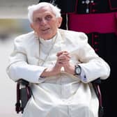 Former pope Benedict XVI poses for a picture in 2020 (Photo: SVEN HOPPE/POOL/AFP via Getty Images)