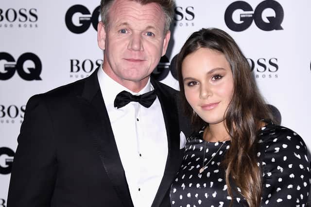 Gordon Ramsay and his daughter Holly Anna Ramsay attend the GQ Men Of The Year Awards at the Tate Modern on September 5, 2017 in London, England. (Photo by Gareth Cattermole/Getty Images)