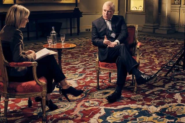 Prince Andrew spoke to BBC journalist Emily Maitlis in 2019/BBC