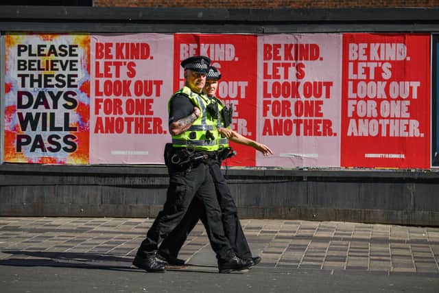 Labour said it would put 13,000 more neighbourhood police officers on the streets. Credit: Getty Images