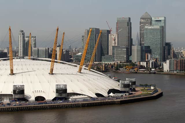 The Millenium Dome, now The O2, could have strayed very far from its home in Greenwich, London. Credit: Getty Images