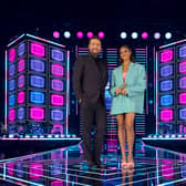 Jason Manford and Alesha Dixon, hosting The National Lottery’s New Year’s Eve Big Bash (Credit: ITV)