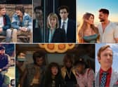 A composite image with pictures from Big Boys, The Split, Love Island, Better Call Saul, Stranger Things, and Mo (Credit: Channel 4; BBC One; ITV; Netflix)