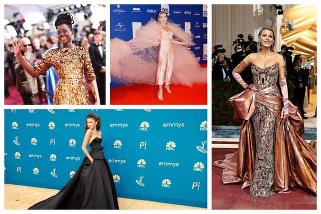 Zendaya and Lupita Nyong’o were some of the best dressed on the red carpet in 2022. Photographs by Getty