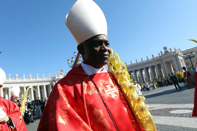 Cardinal Peter Turkson is favourite to succeed Pope Francis as head of the Catholic Church. (Credit: Getty Images)