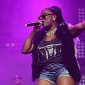 Rapper Gangsta Boo performs onstage (Photo by Jason Kempin/Getty Images)