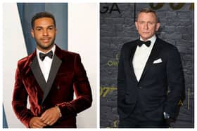 Could Lucien Laviscount take over from Daniel Craig as James Bond? (Photos by Getty). 