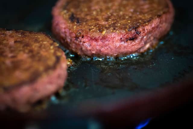 Vegan foods, like non-meat containing burgers, are not necessarily cheaper than their meat counterparts (image: Getty Images)