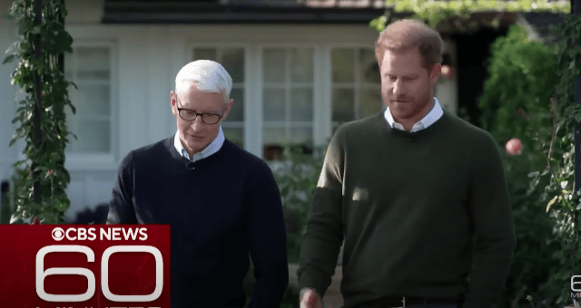 Prince Harry spoke to Anderson Cooper for 60 Minutes