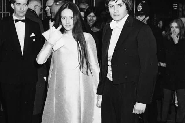 Actors Leonard Whiting and Olivia Hussey pictured at the premiere of the film Romeo and Juliet in 1968. (Getty Images)