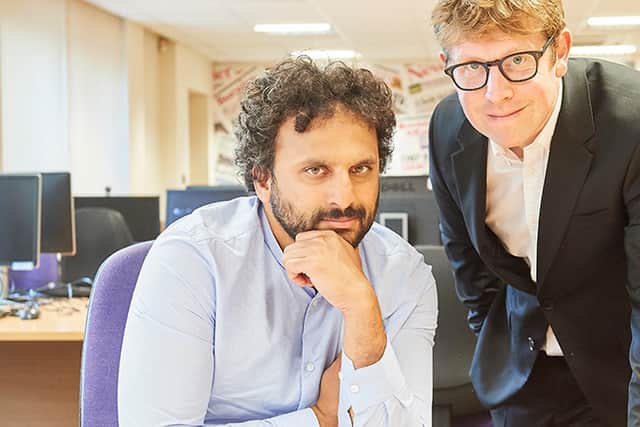 Nish Kumar  and Josh Widdicombe on Hold The Front Page