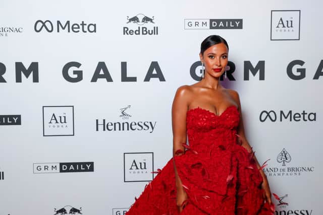 Following Laura Whitmore's departure from the show, Maya Jama is Love Island's new host. (Photo by John Phillips/Getty Images)