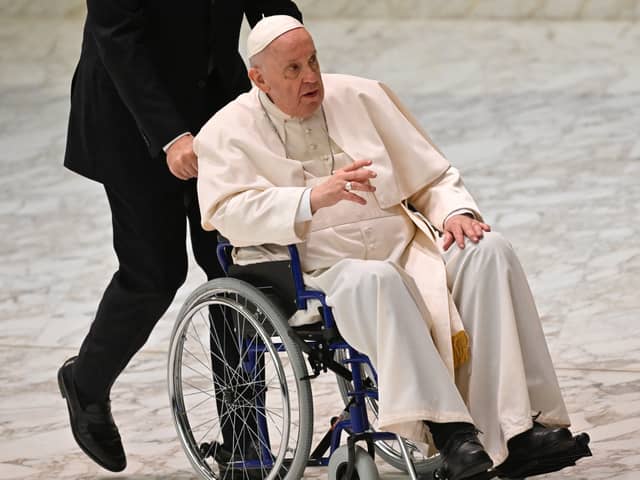 Pope Francis at the Vatican in May 2022 (Photo: ALBERTO PIZZOLI/AFP via Getty Images)