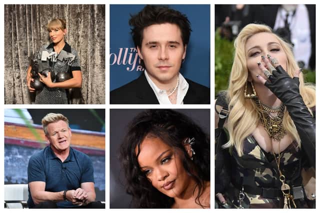 These are some of the stars gracing PeopleWorld's hot and not so hot list today. Photographs by Getty