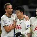 Spurs three goal scorers celebrate after 4-0 win over Crystal Palace