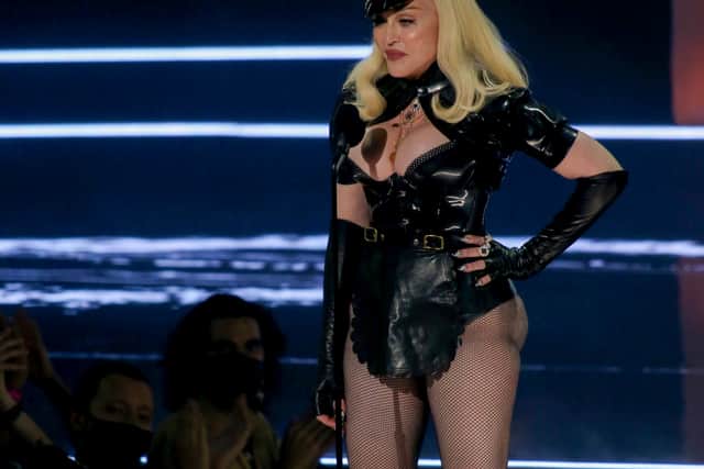 Madonna performs onstage during the 2021 MTV Video Music Awards at Barclays Center on September 12, 2021 in the Brooklyn borough of New York City. (Photo by Bennett Raglin/Getty Images)