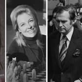 Disgraced British government minister John Stonehouse (R), ex-wife Barbara and Sheila Buckley (L)  (Getty Images)
