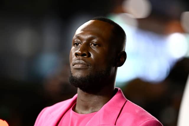Stormzy has made a cameo appearance in the show. (Photo by John Phillips/Getty Images)