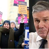 Labour would repeal any new anti-strike laws if its wins the next election, Sir Keir Starmer has said. Credit: Getty Images