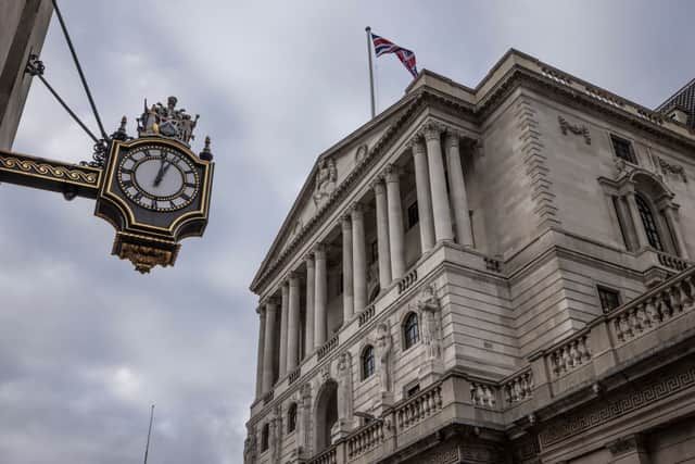 The Bank of England has a bigger role to play in reducing inflation than Rishi Sunak (image: Getty Images)