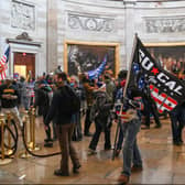 A pro-Trump mob breaks into the U.S. Capitol on 6 January 2021 in Washington. (Pic: Getty)