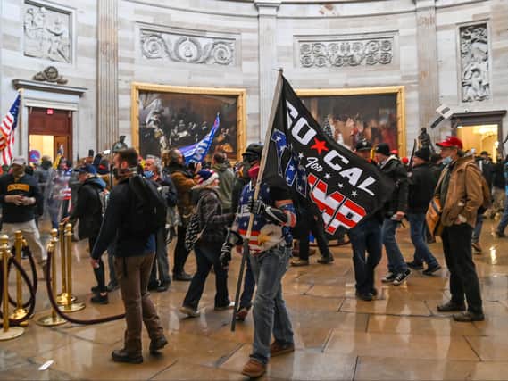 A pro-Trump mob breaks into the U.S. Capitol on 6 January 2021 in Washington. (Pic: Getty)