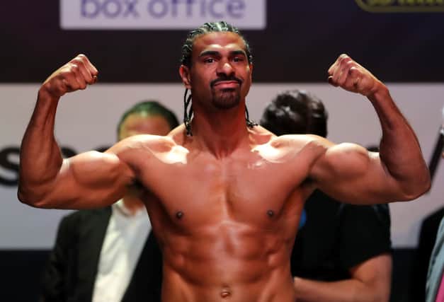David Haye has claimed to be in a three-way relationship to his family (Pic:Richard Heathcote/Getty Images)