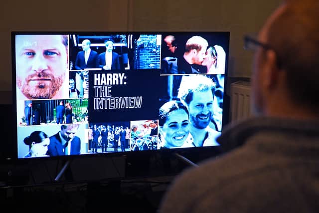 One of the many members of public who tuned in to see Harry's bombshell interview with ITV this weekend